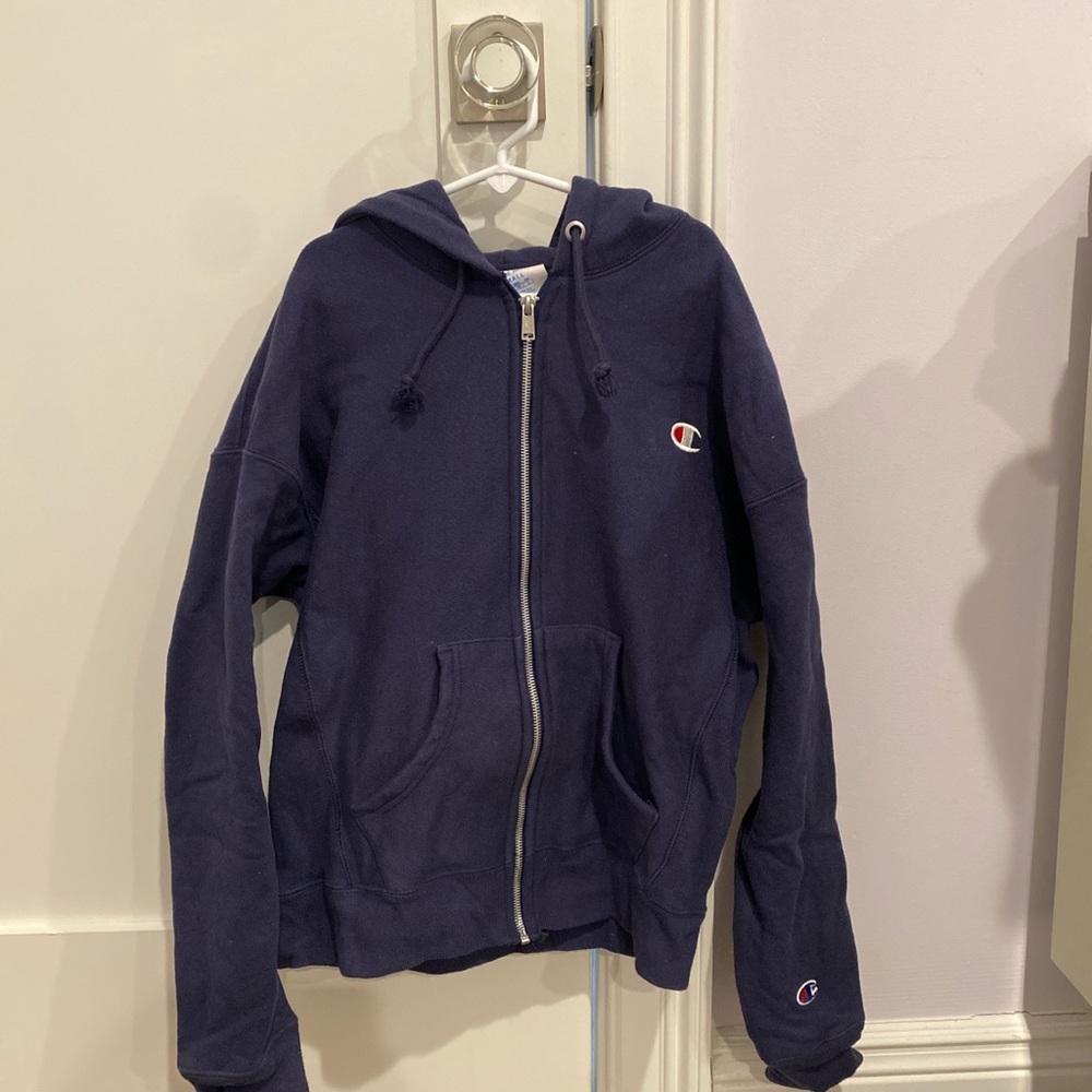 dark blue champion zip up!